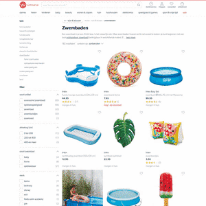 Intex luchtbed folder aanbieding bij Action - details