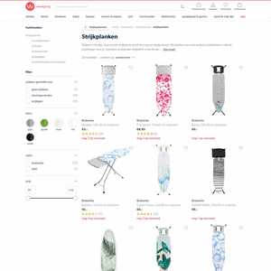 Leifheit strijkplank, droogrek folder aanbieding bij Makro - details