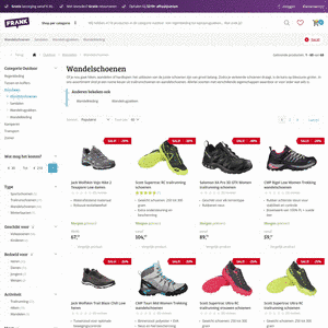 wandelschoenen folder aanbieding bij Aldi details