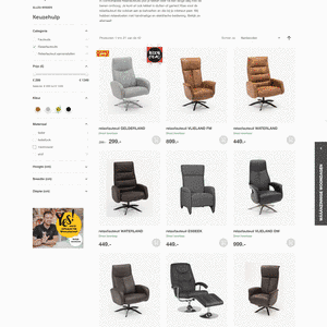 entiteit Bukken Gymnast relaxfauteuil folder aanbieding bij WoonExpress - details