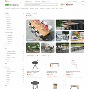 Tonen Taille Uitgaan van tuintafel folder aanbiedingen per categorie