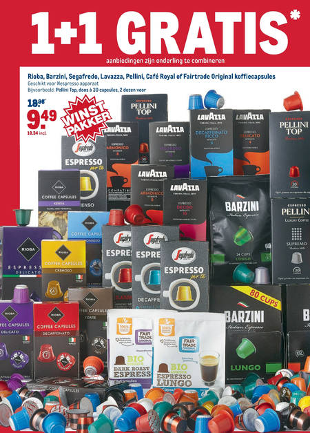 musical militie kwaad Segafredo koffiecups folder aanbieding bij Makro - details