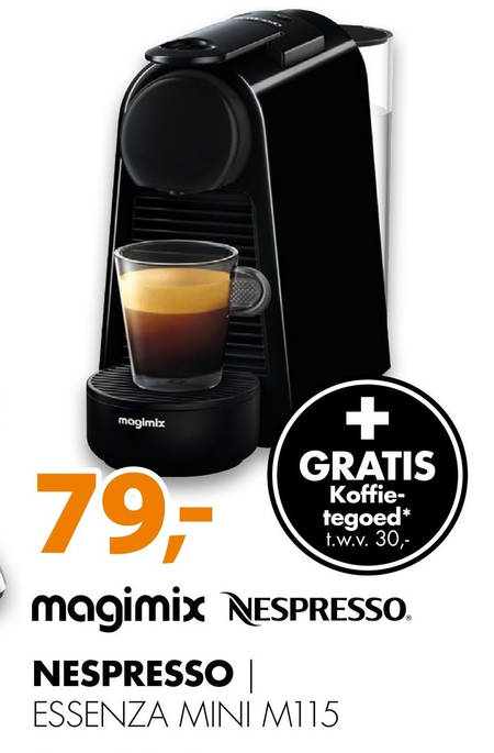 Mompelen veerboot Ecologie nespresso apparaat folder aanbieding bij Expert - details