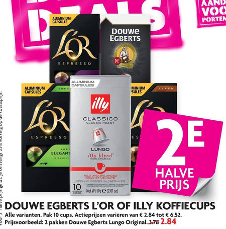 Douwe Egberts L Or   koffiecups folder aanbieding bij  Dekamarkt - details