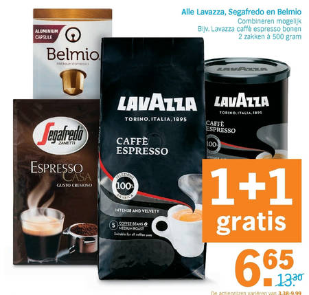 Belmio   koffie, koffiecups folder aanbieding bij  Albert Heijn - details