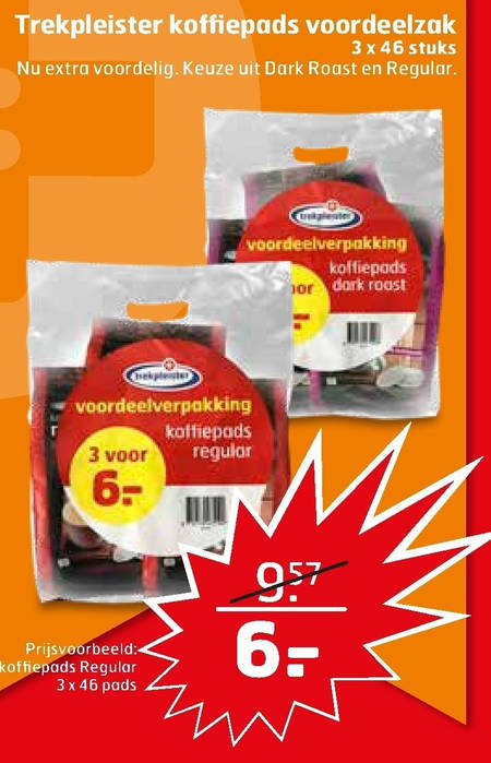 Trekpleister Huismerk   koffiepad folder aanbieding bij  Trekpleister - details