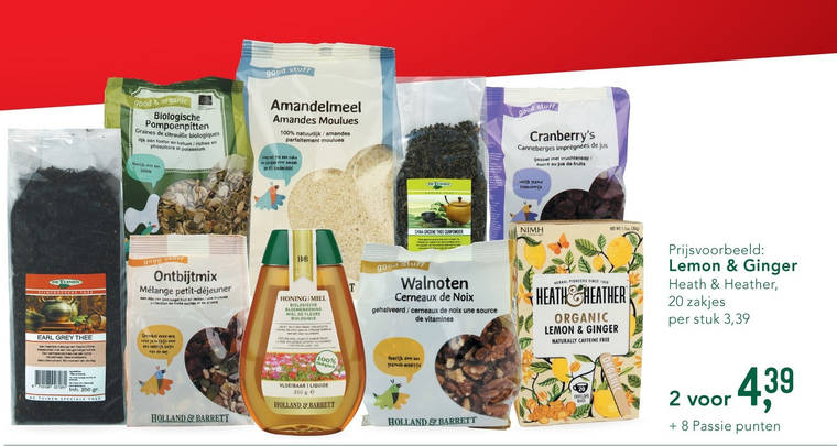 Heath and Heather   thee folder aanbieding bij  Holland & Barrett - details