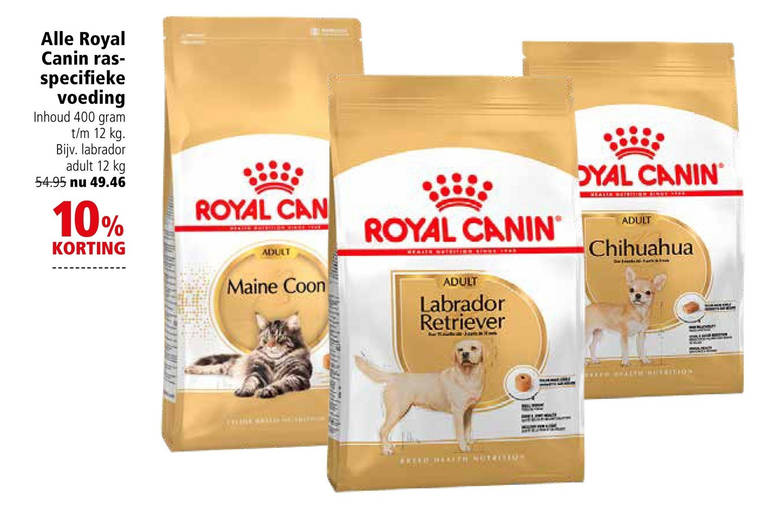 Royal Canin   hondenvoer, kattenvoer folder aanbieding bij  Welkoop - details