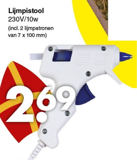 Kruis aan marge cascade lijmpistool folder aanbieding bij Wibra - details