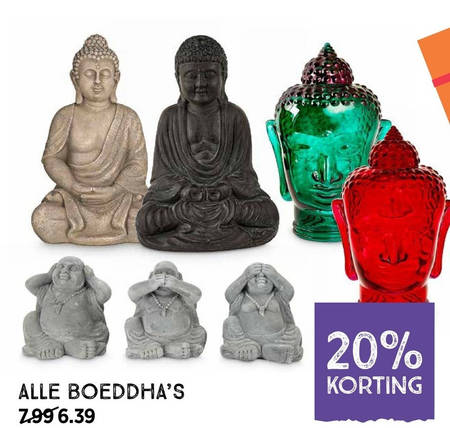 Kruik Doen Circulaire boeddha folder aanbieding bij Xenos - details