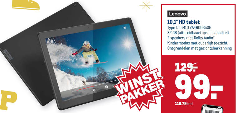 Lenovo   tablet folder aanbieding bij  Makro - details