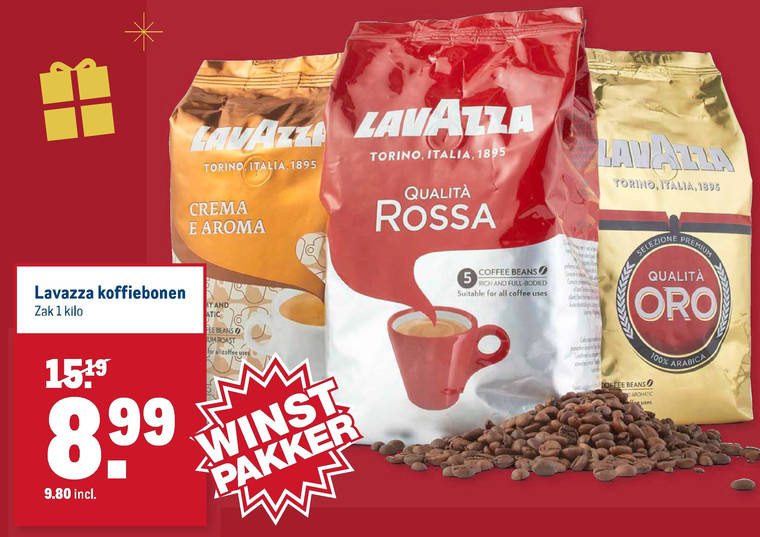 Lavazza   koffiebonen folder aanbieding bij  Makro - details