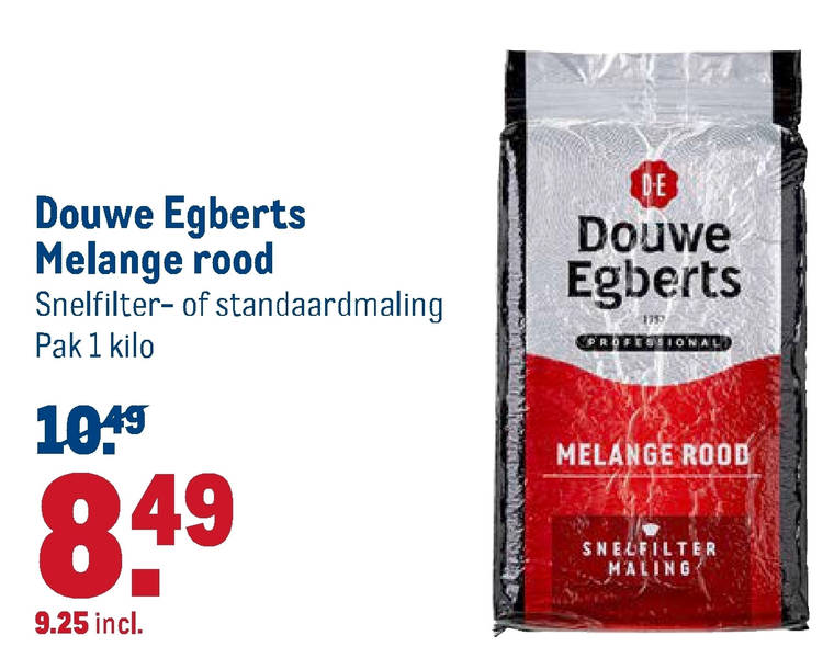 Douwe Egberts   koffie folder aanbieding bij  Makro - details