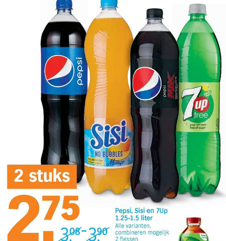 7-Up   frisdrank, cola folder aanbieding bij  Albert Heijn - details