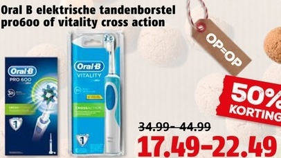 Braun Oral-B   electrische tandenborstel folder aanbieding bij  Poiesz - details