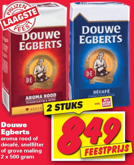 Douwe Egberts   koffie folder aanbieding bij  Nettorama - details