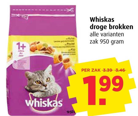 hypotheek milieu Tomaat Whiskas kattenvoer folder aanbieding bij Boni - details