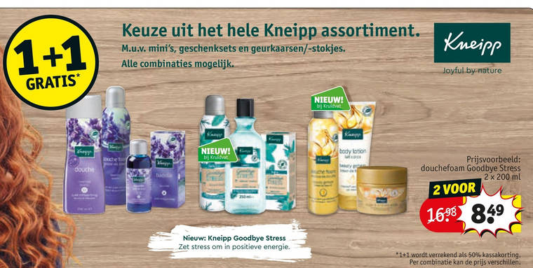 Kneipp   bodylotion, douchegel folder aanbieding bij  Kruidvat - details