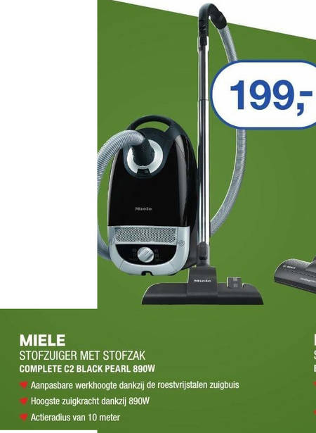 Miele   stofzuiger folder aanbieding bij  Electroworld - details