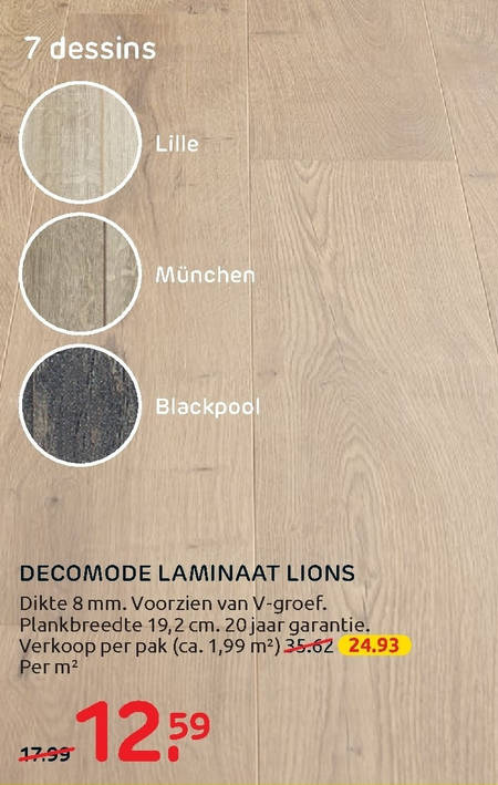 Decomode   laminaat folder aanbieding bij  Praxis - details