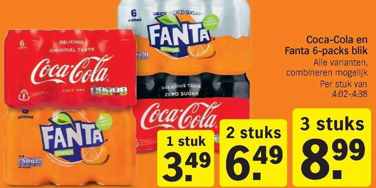 Coca-Cola   frisdrank, cola folder aanbieding bij  Albert Heijn - details