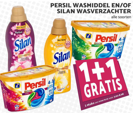 Persil   wasmiddel, wasverzachter folder aanbieding bij  Boons Markt - details