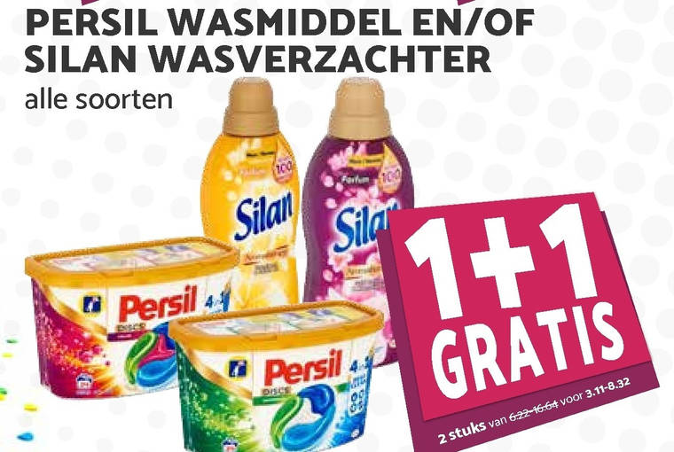 Silan   wasmiddel, wasverzachter folder aanbieding bij  MCD Supermarkt Basis - details