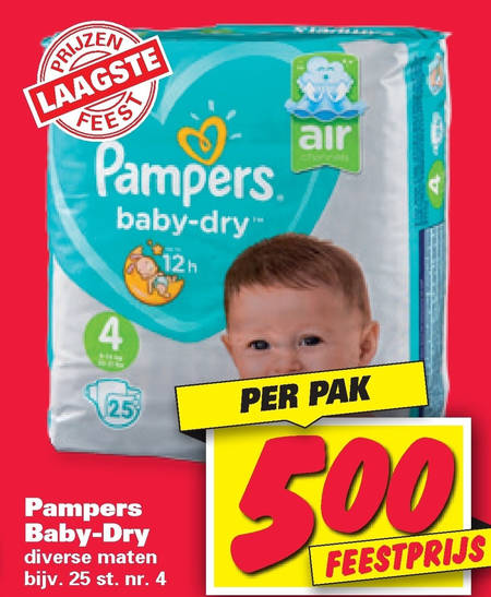 Pampers   luiers folder aanbieding bij  Nettorama - details