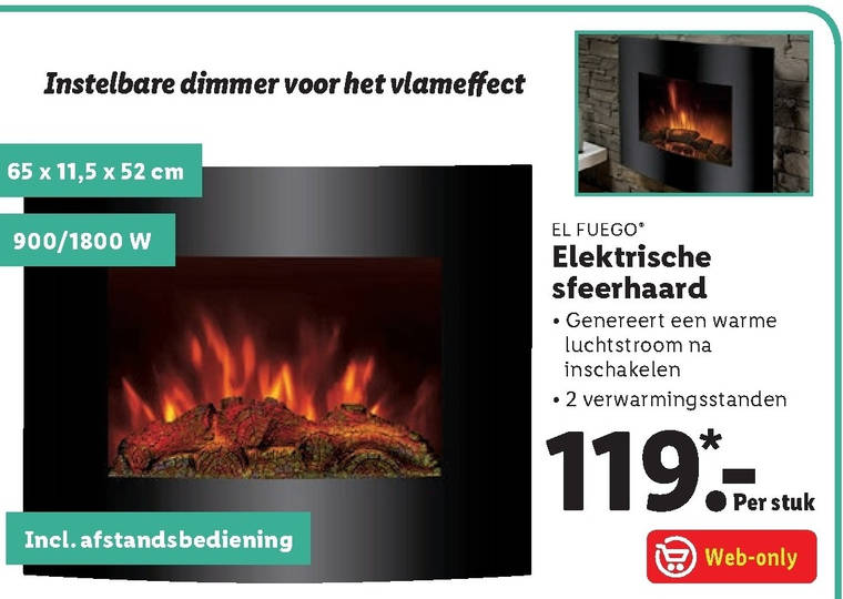 Revolutionair kampioen levering sfeerhaard folder aanbieding bij Lidl - details