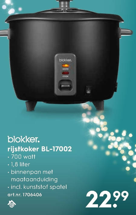 Automatisering Rijden cijfer rijstkoker folder aanbieding bij Blokker - details