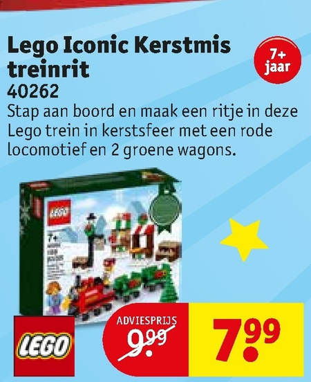 parallel Of anders middelen lego, kersttrein folder aanbieding bij Kruidvat - details