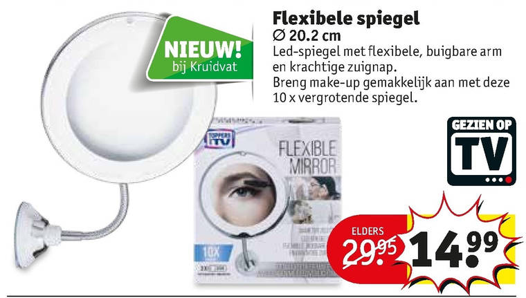 make-up spiegel folder aanbieding bij Kruidvat - details Make-Up Spiegel Folder Aanbieding Bij Kruidvat - Details