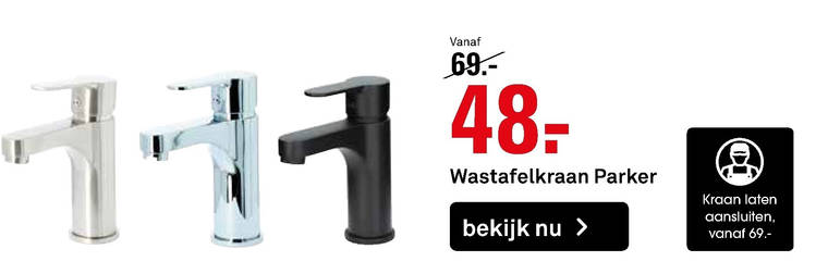 wastafelkraan folder aanbieding bij - details