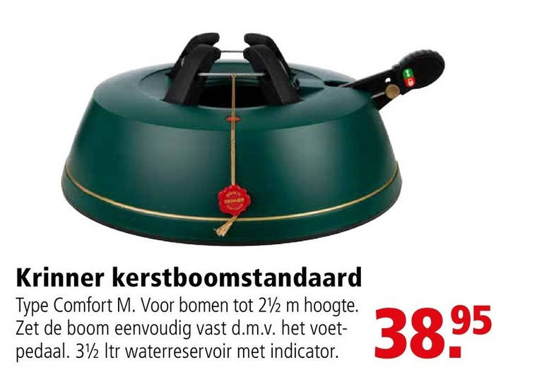 Hertogin Floreren fluweel kerstboomvoet folder aanbieding bij Welkoop - details