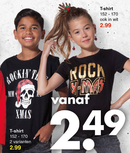 leef ermee Lui Diversiteit jongens t-shirt, meisjes t-shirt folder aanbieding bij Wibra - details