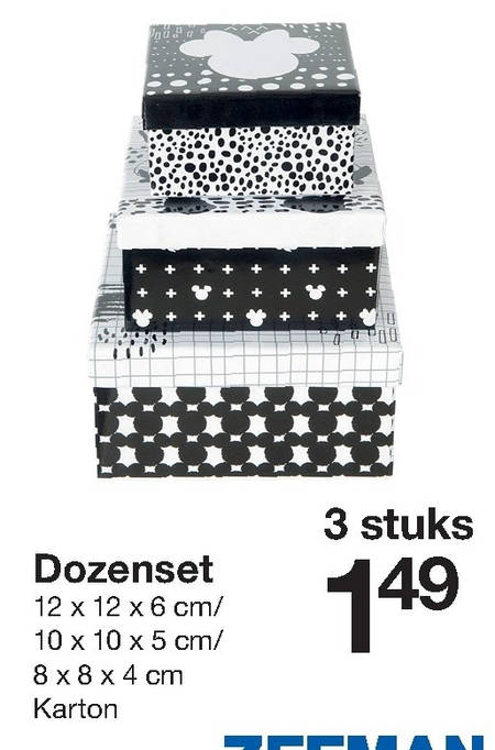 opbergdoos aanbieding bij Zeeman - details