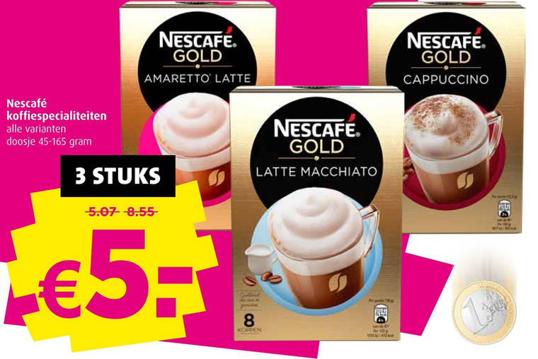 Nescafe   oploskoffie folder aanbieding bij  Boni - details