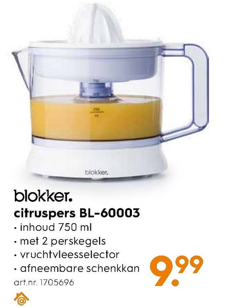 Krijger Cusco account citruspers folder aanbieding bij Blokker - details