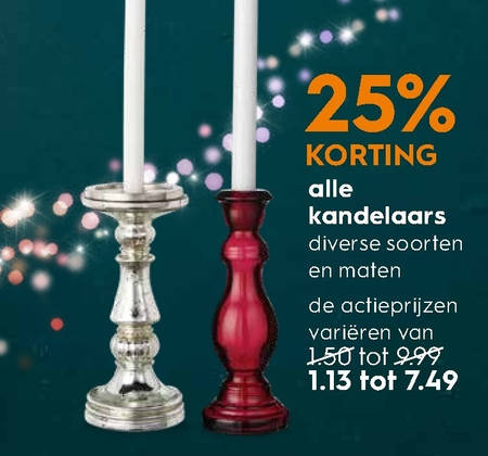 Gezichtsveld Fantasie Vooruitzien kandelaar folder aanbieding bij Blokker - details