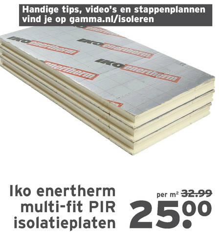 isolatiemateriaal aanbieding bij details