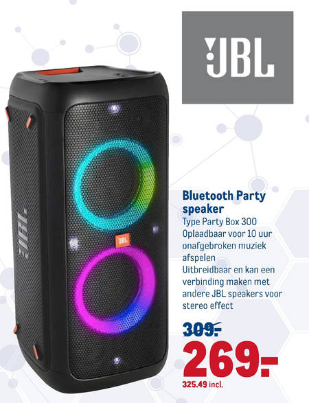 morgen Koreaans onze portable speakerset folder aanbieding bij Makro - details