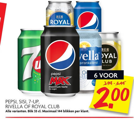 Royal Club   frisdrank, cola folder aanbieding bij  Dekamarkt - details