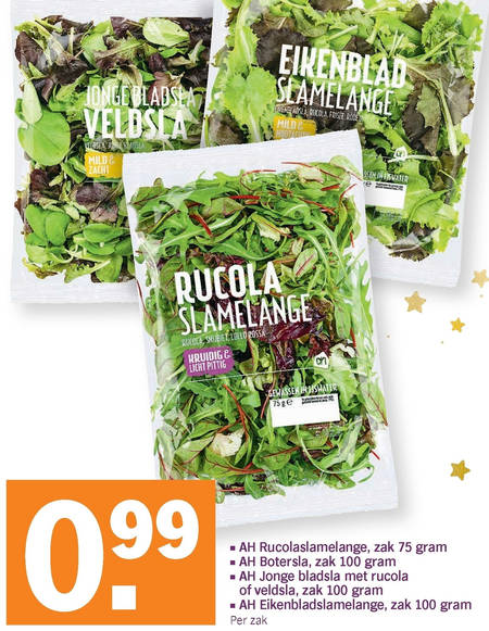 Beschrijven hoek Airco sla, rucola folder aanbieding bij Albert Heijn - details