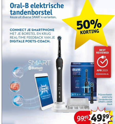 Braun Oral-B   electrische tandenborstel folder aanbieding bij  Kruidvat - details