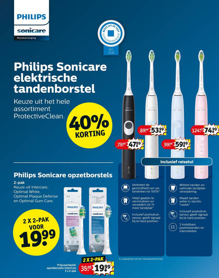 Philips   electrische tandenborstel folder aanbieding bij  Kruidvat - details