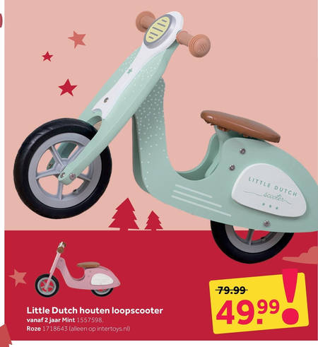 loopfiets folder aanbieding bij Intertoys details