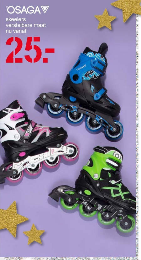 Beweegt niet lint koppeling inline skate folder aanbieding bij Scapino - details