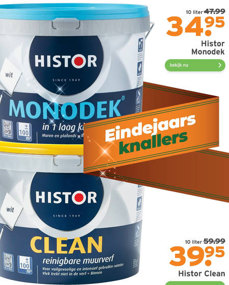 Histor monodek aanbieding gamma