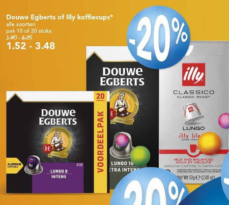 Illy   koffiecups folder aanbieding bij  Deen - details