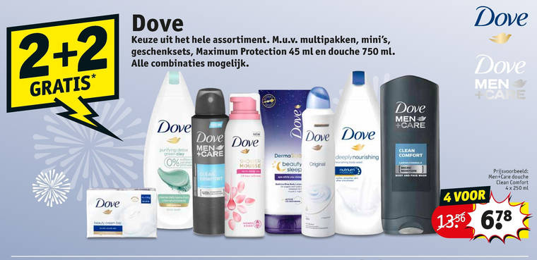 Dove   douchegel, bodylotion folder aanbieding bij  Kruidvat - details